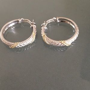 Judith Ripka Hoop Earrings